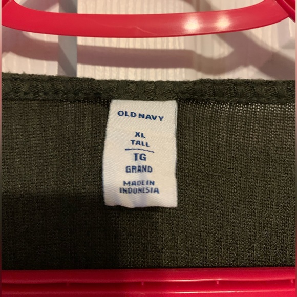 Old Navy Fit & Flare Wrap-Front Rib-Knit Dress for Women - Picture 3 of 7